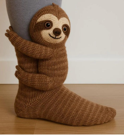 Sloth — ANKLEZOO knitted animal sock